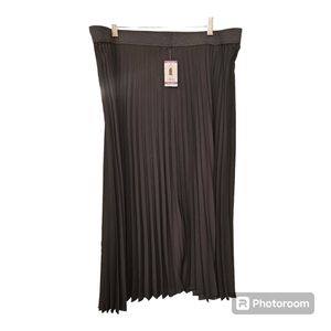 Vince Camuto Pleated Midi Skirt